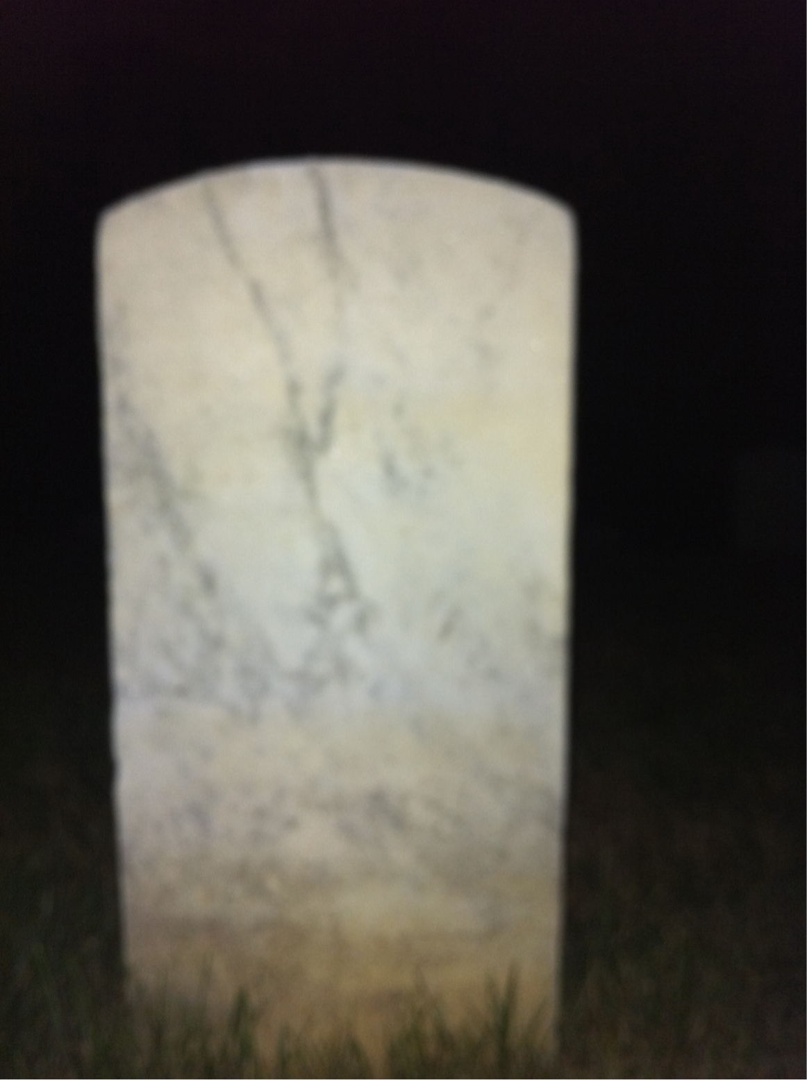 Back of headstone — Absolam Conrad