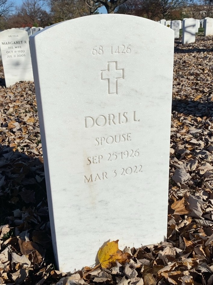 Back of headstone — Lloyd English