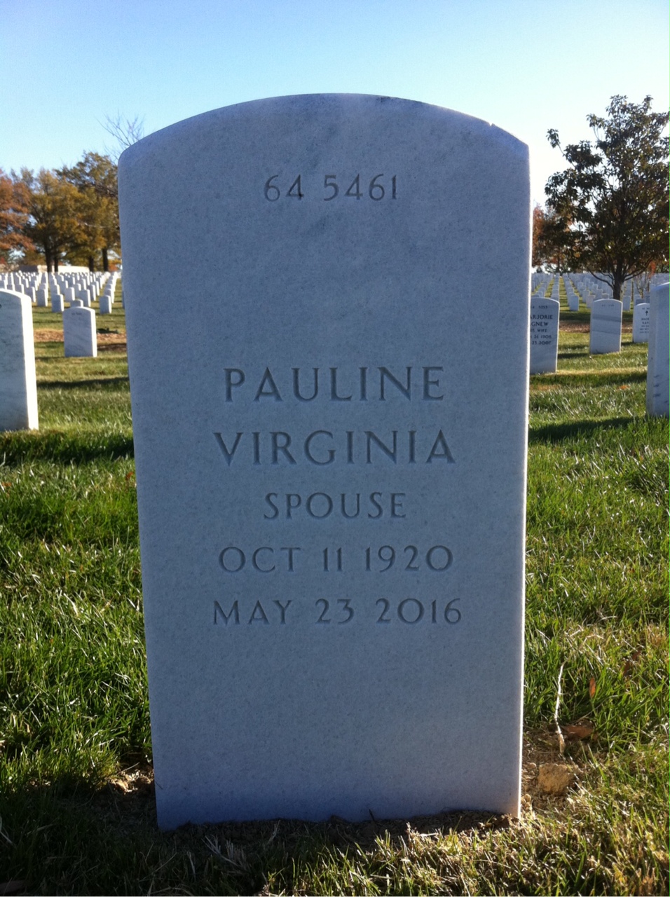 Back of headstone — Glenn Siegrist