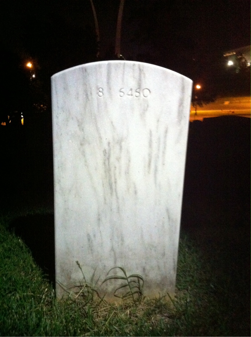 Back of headstone — Francis Bangert