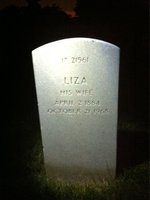 Robert Moncure — Headstone Back