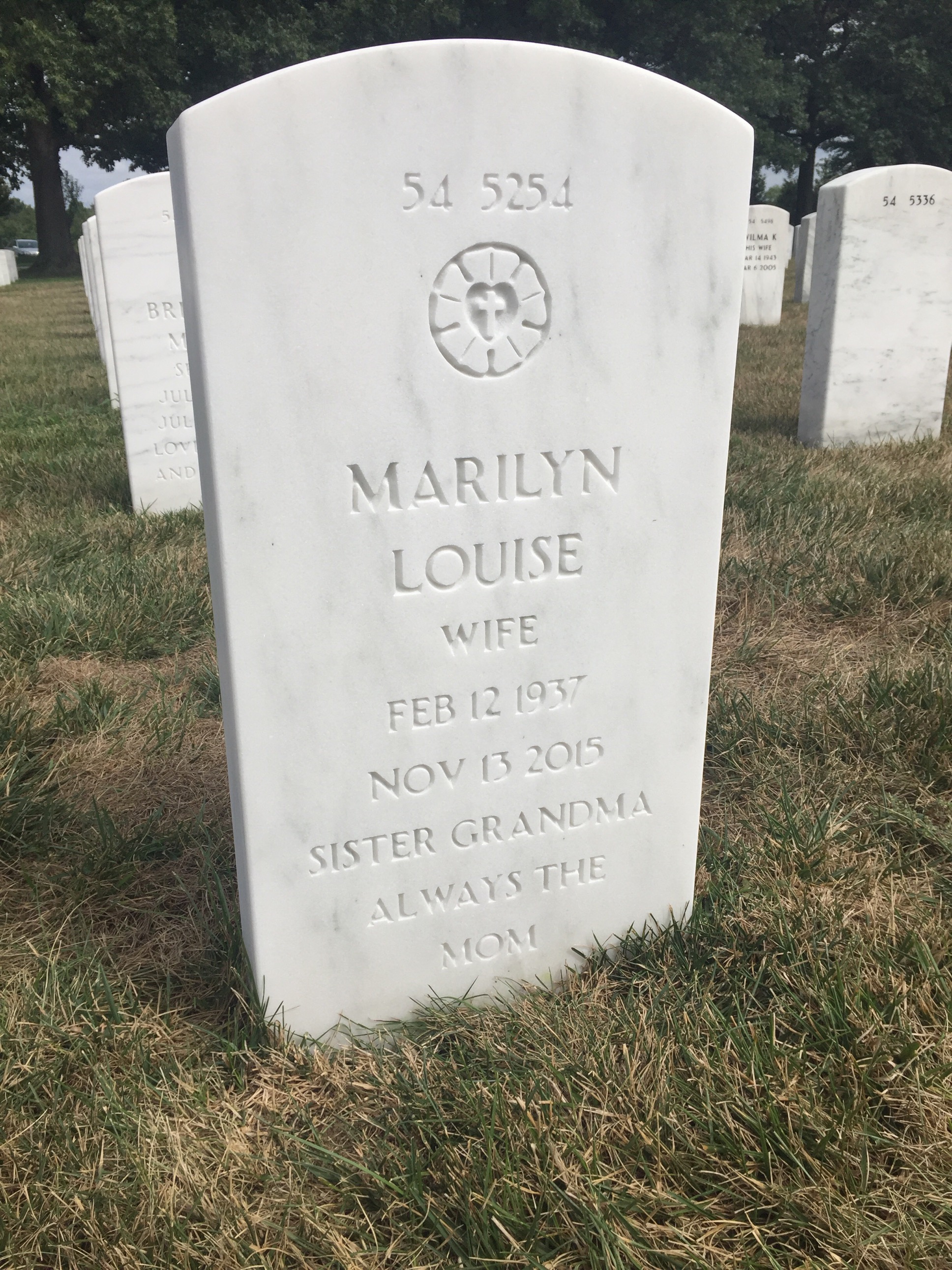 Back of headstone — James Mcmahan