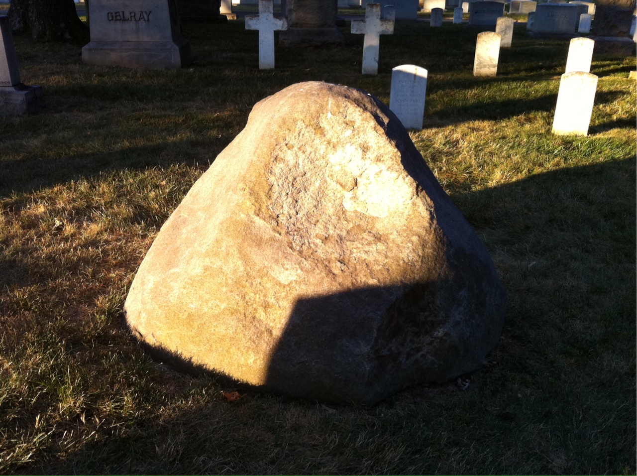 Back of headstone — Dallas Bache