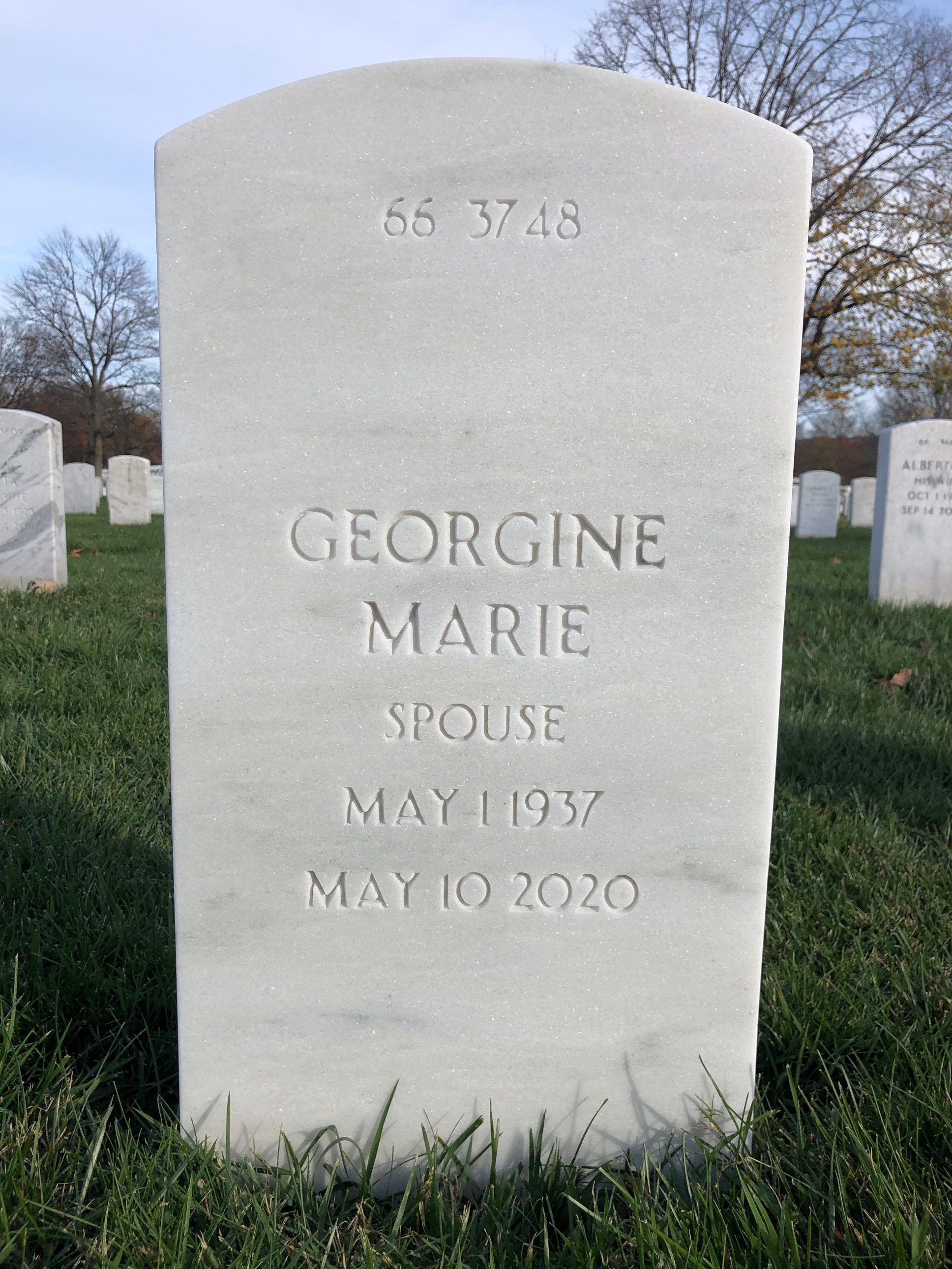 Back of headstone — Robert Redmond