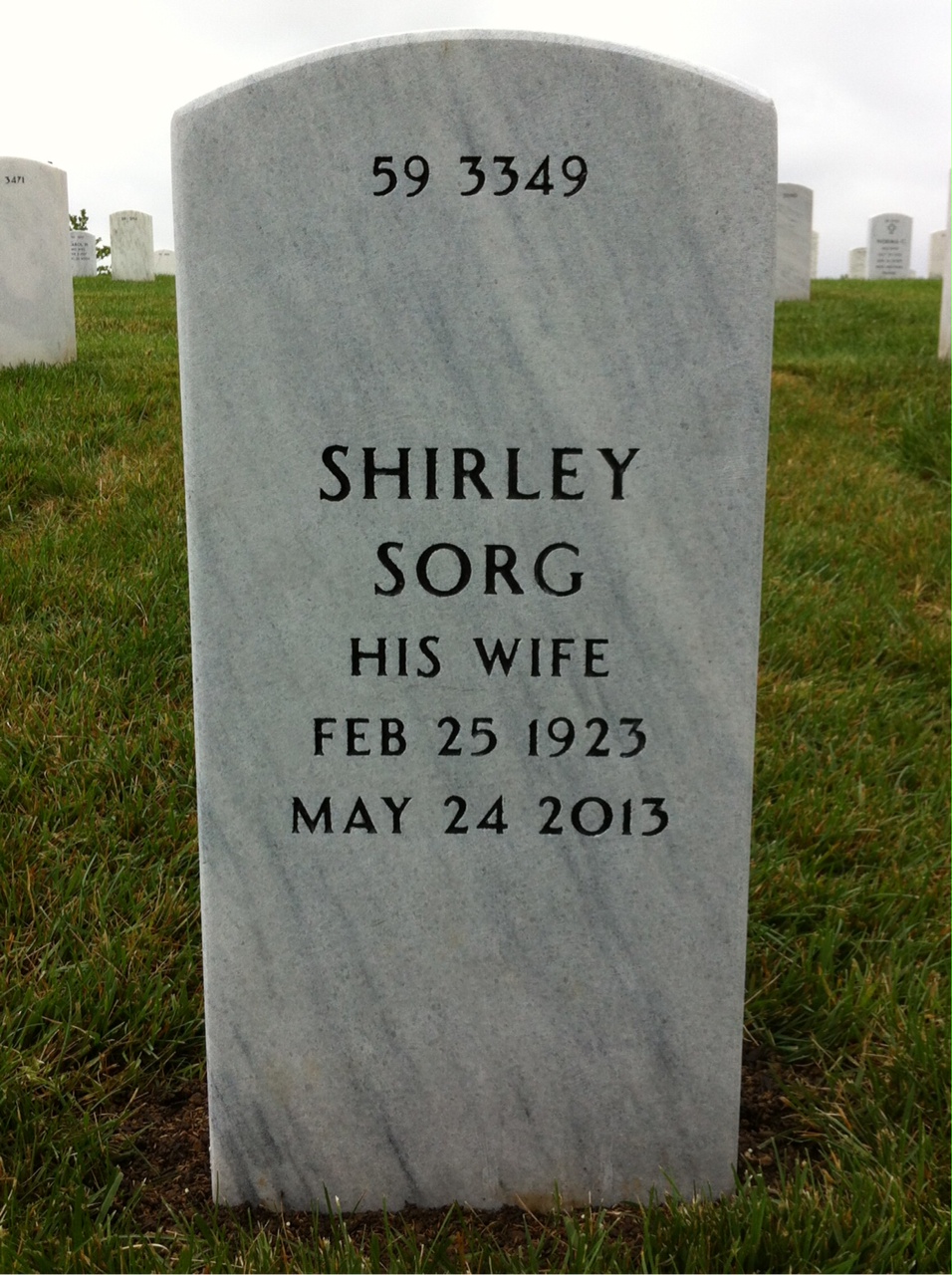 Back of headstone — James Dowd