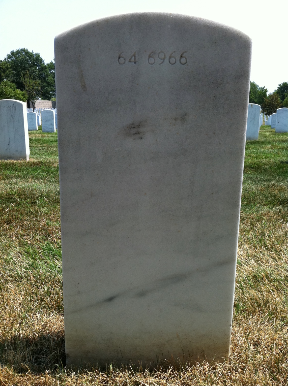 Back of headstone — Will Douglas