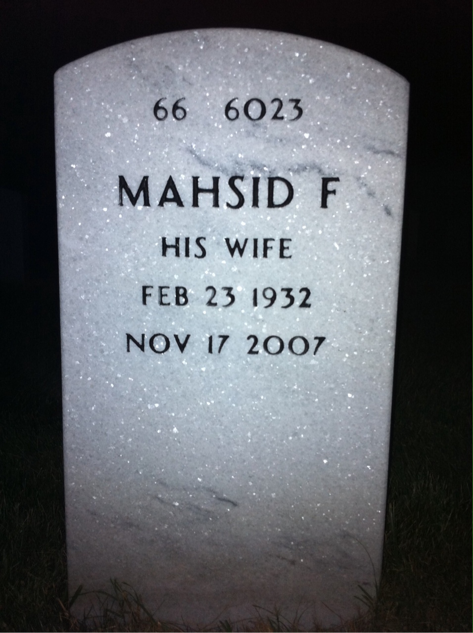 Back of headstone — Thomas Dereich