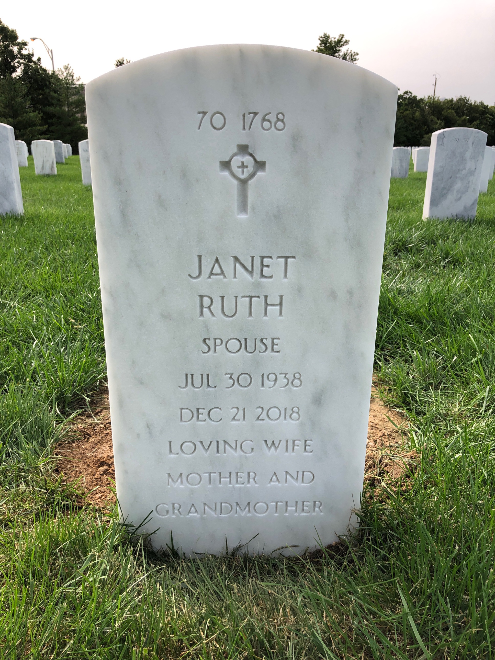 Back of headstone — Joseph Gentry