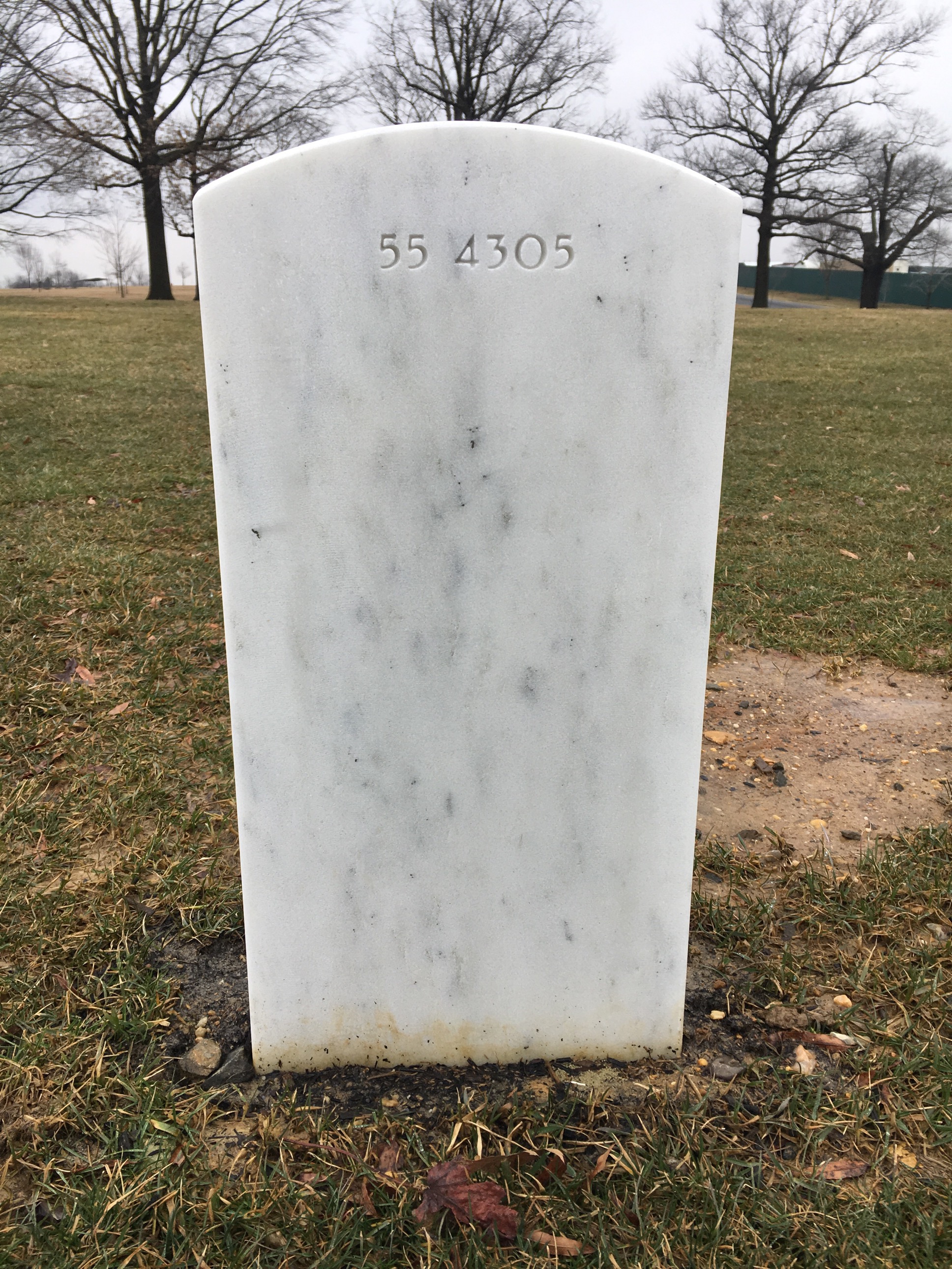 Back of headstone — John Gerard Colgan
