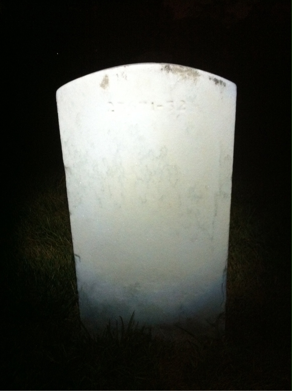 Back of headstone — Bernard Murphy