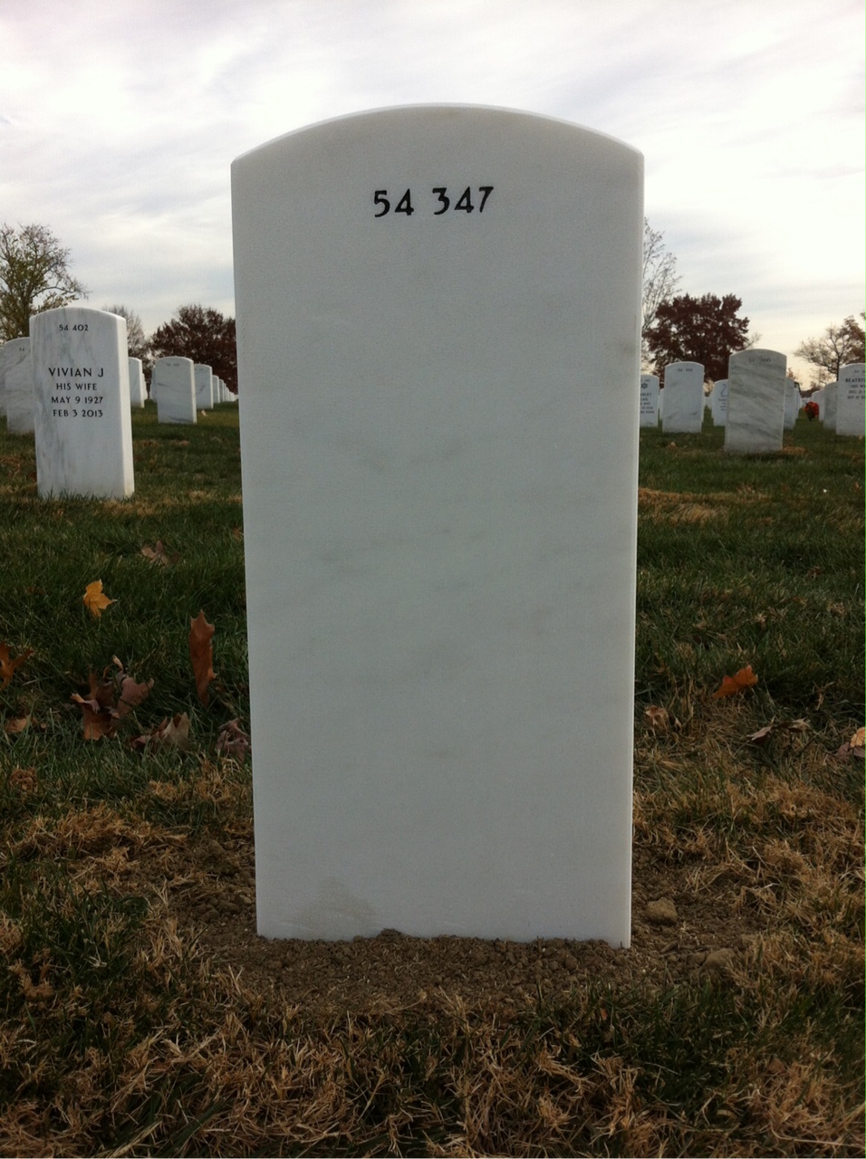 Back of headstone — John Mcelrath