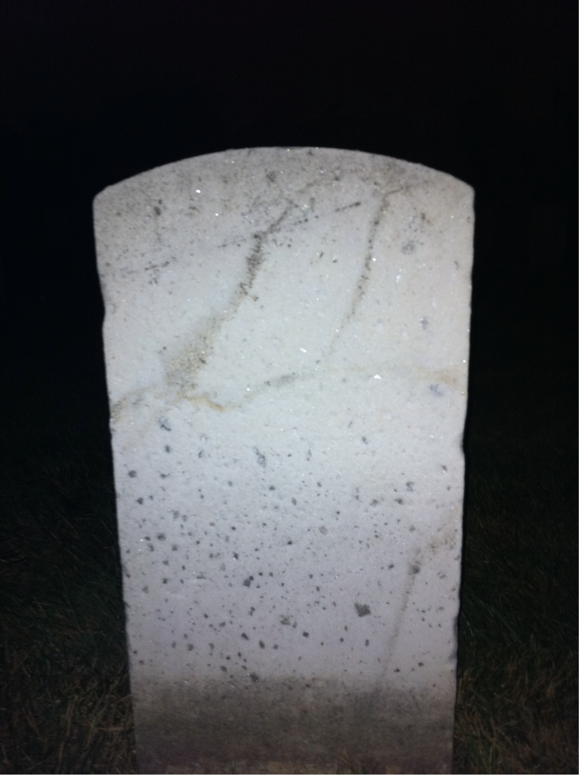 Back of headstone — Carl Minor