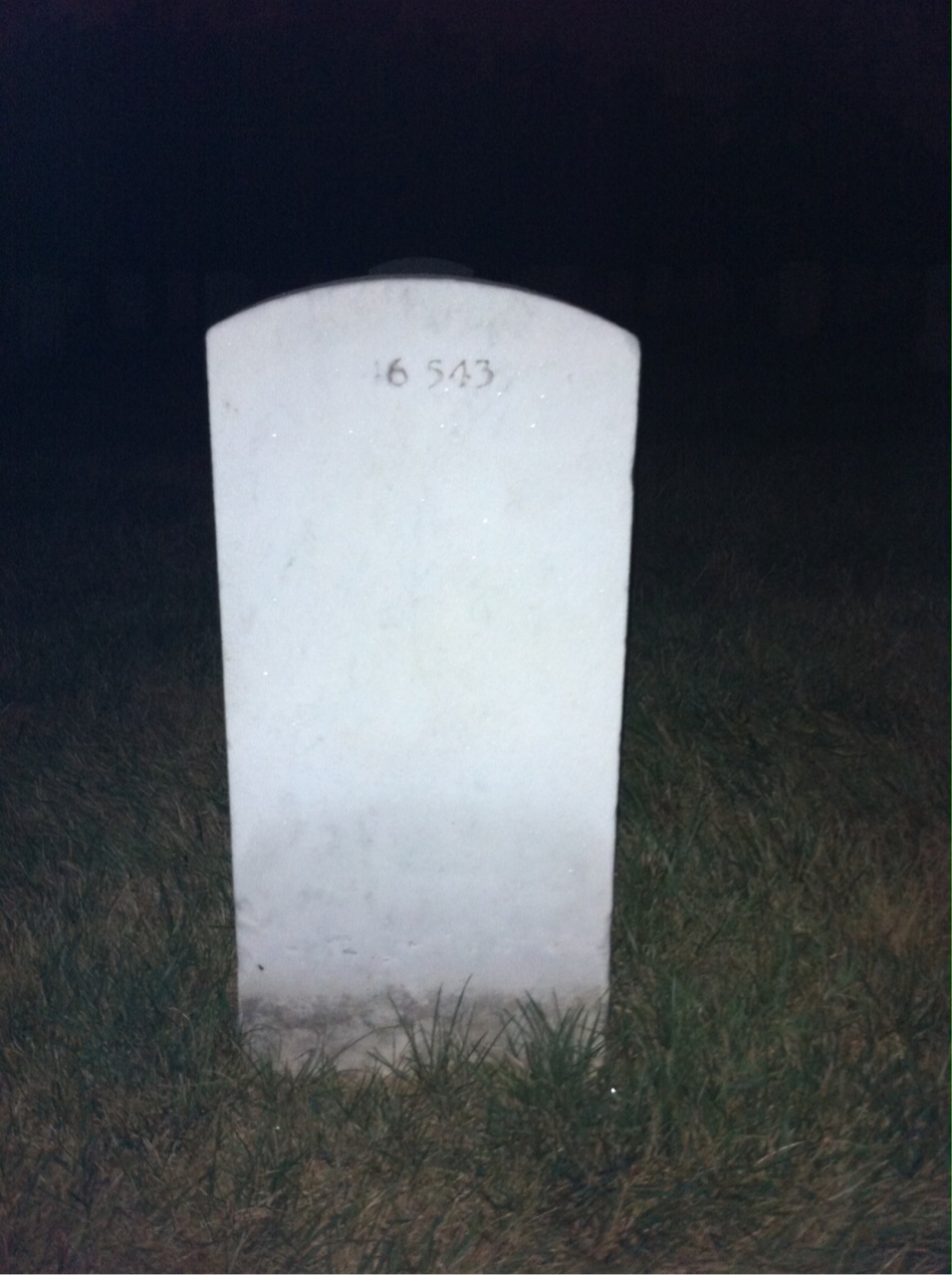 Back of headstone — Frank Mullen