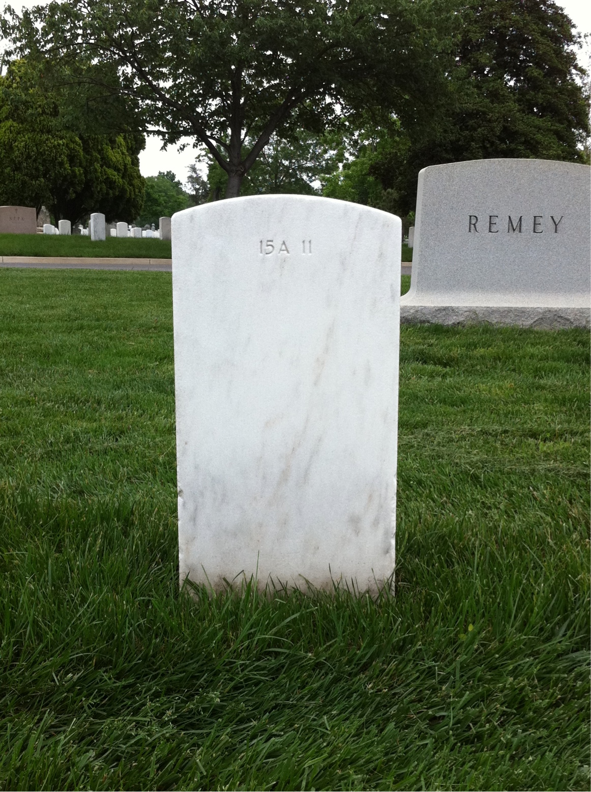 Back of headstone — Nelly Bailey