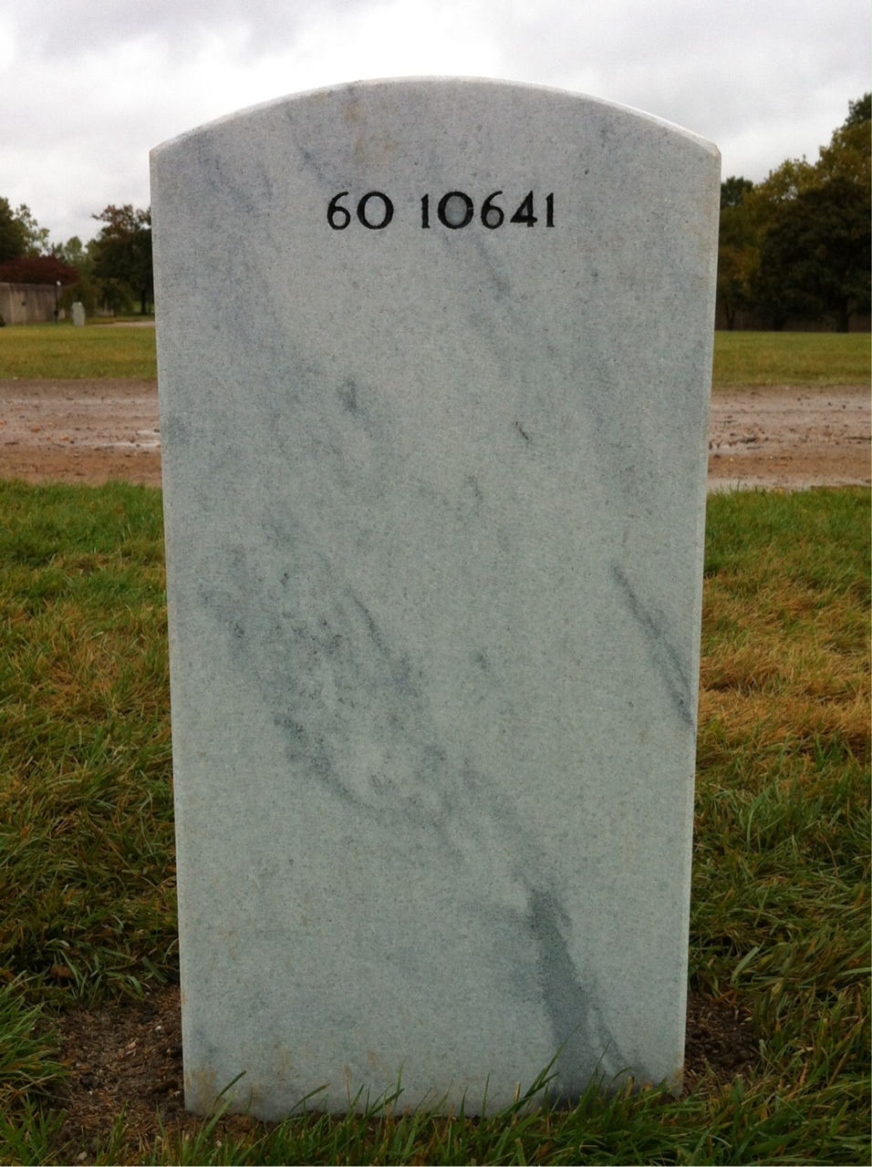 Back of headstone — Michele E Sundin