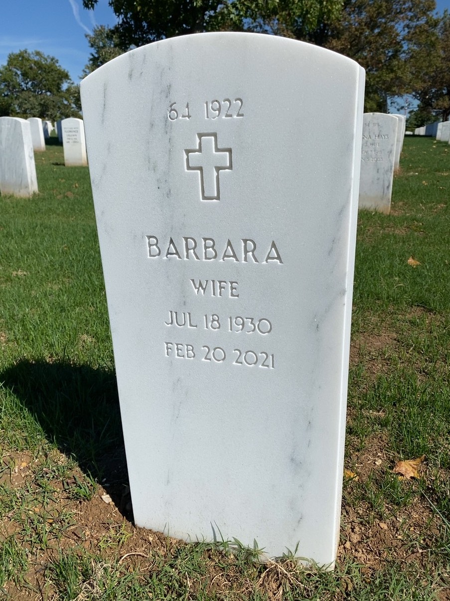 Back of headstone — Robert Base