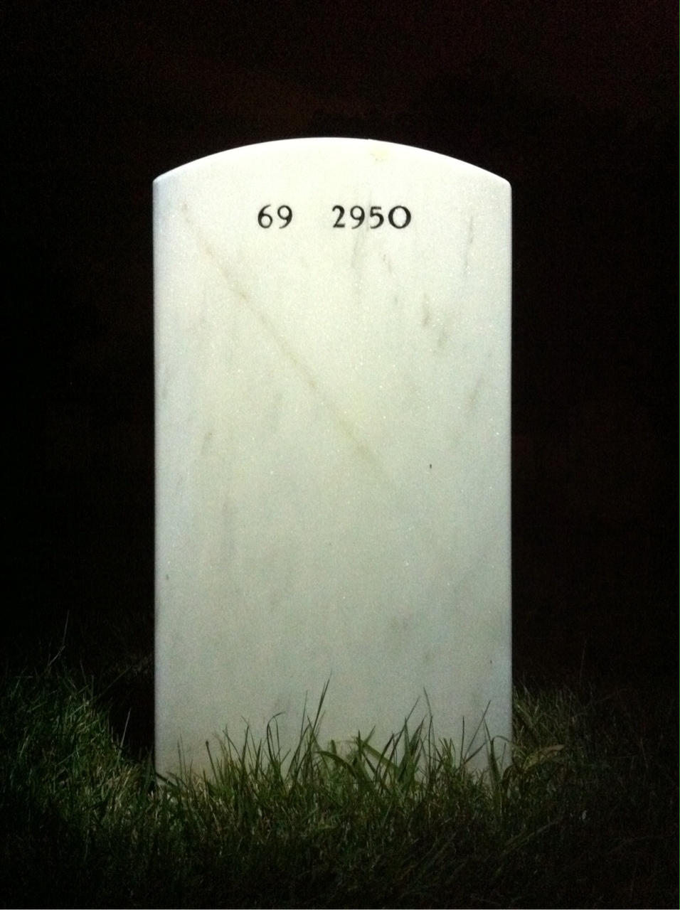 Back of headstone — Thomas Wolfe