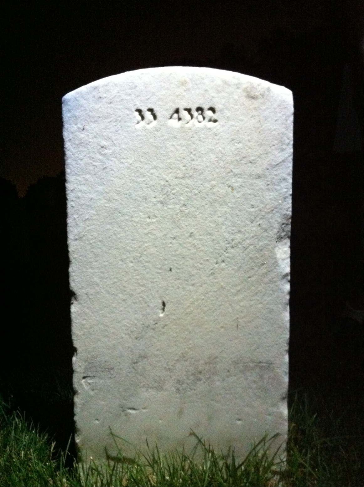 Back of headstone — Lillian Murnane