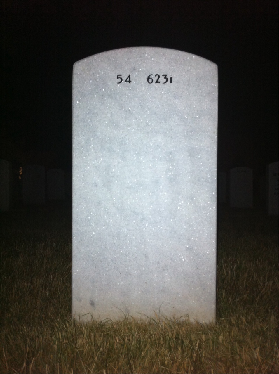 Back of headstone — Lyman Rummel