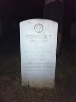 Ronald Miller — Headstone Front