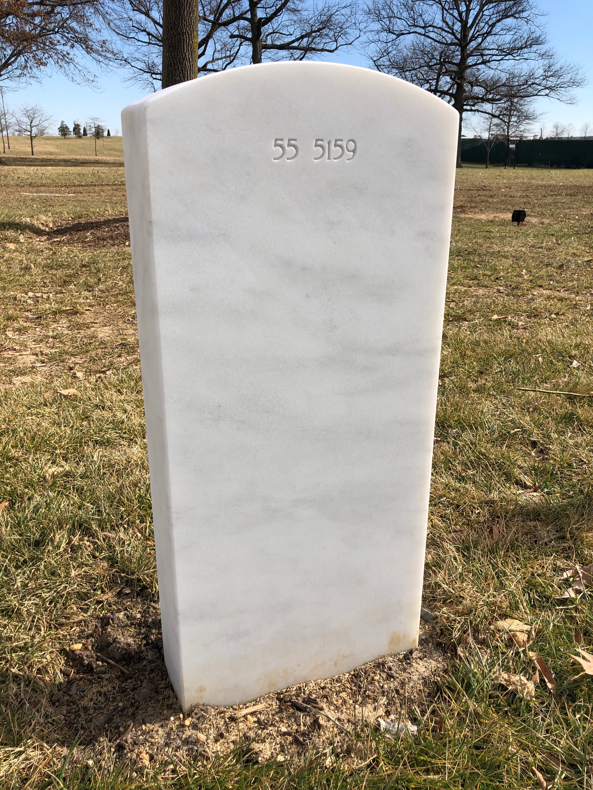 Back of headstone — Robert Eugene Needham