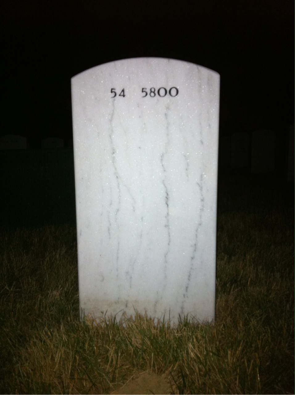 Back of headstone — Elizabeth Pukas