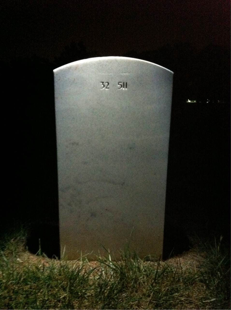 Back of headstone — Samuel O'Donoghue
