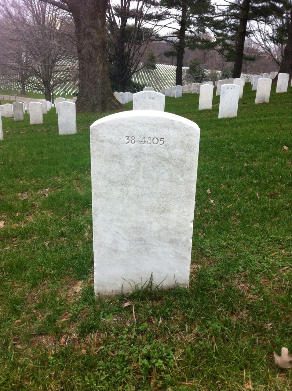 Back of headstone — Ewell Baulsir