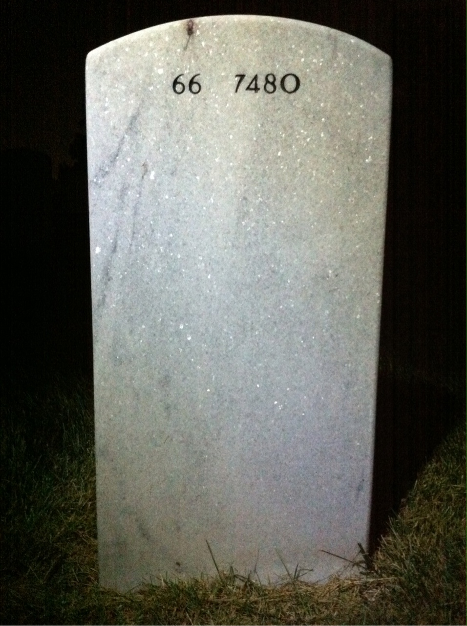 Back of headstone — John Godlewski