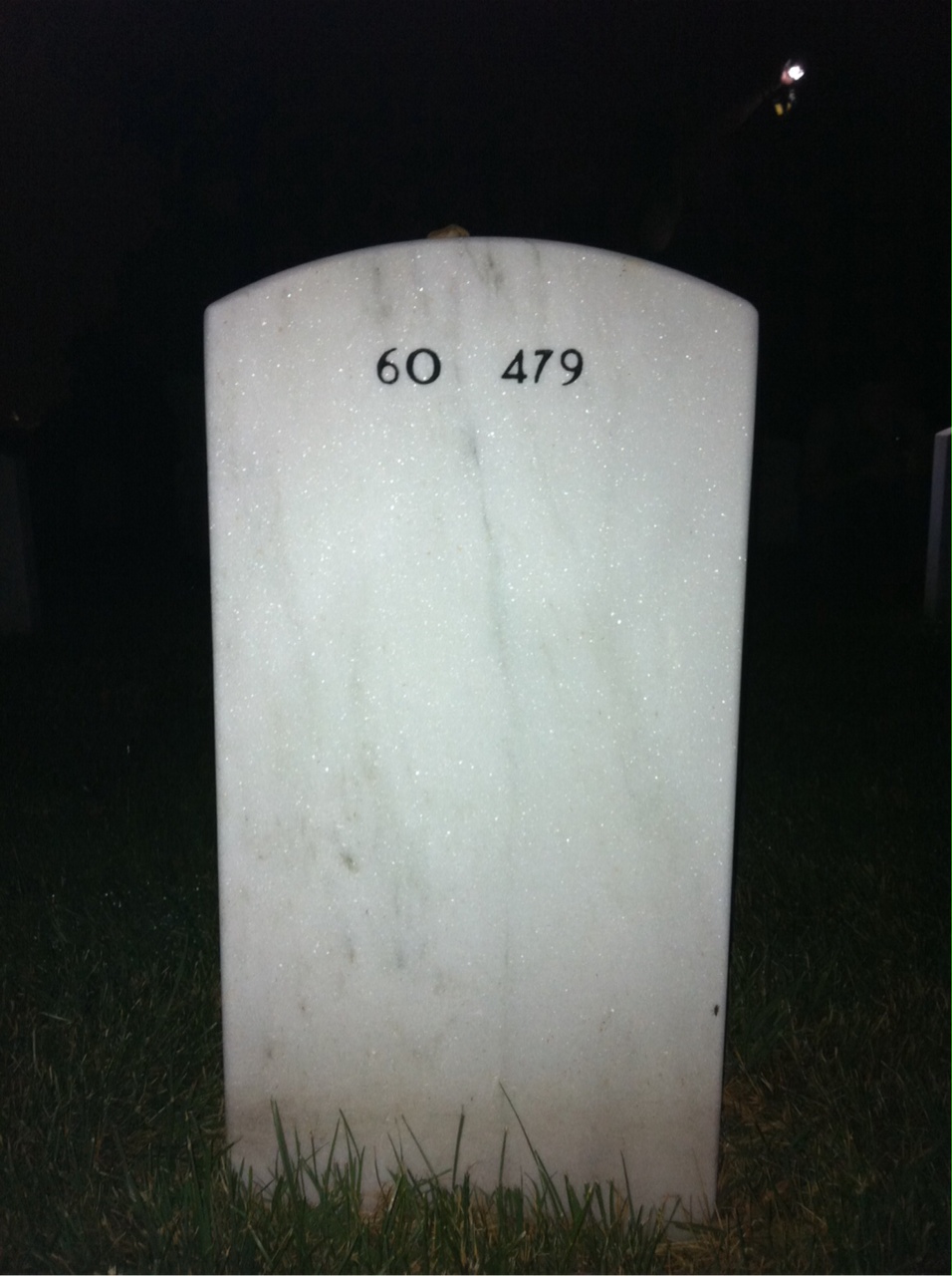 Back of headstone — Warren Rachlis