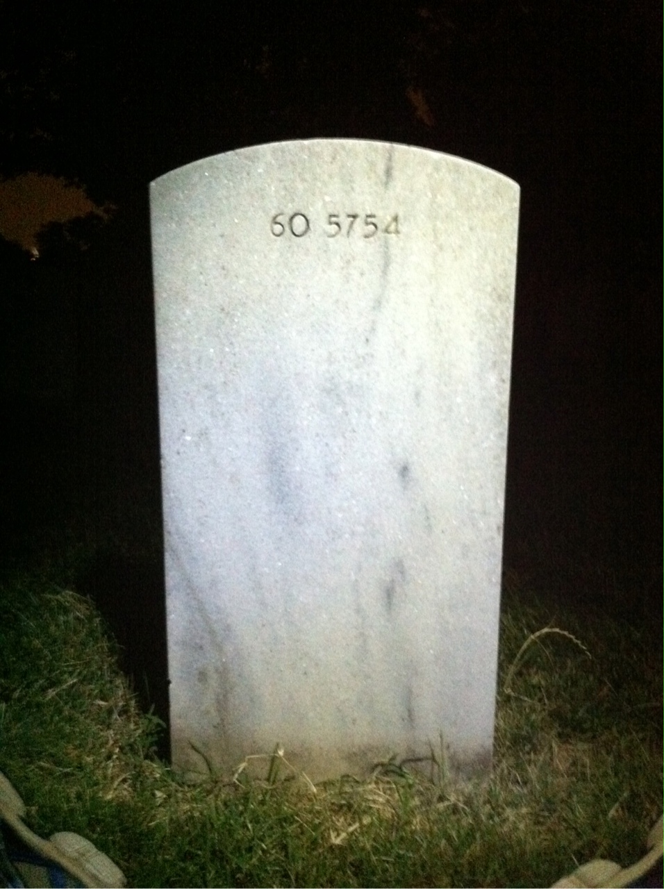 Back of headstone — Edward Mcnulty