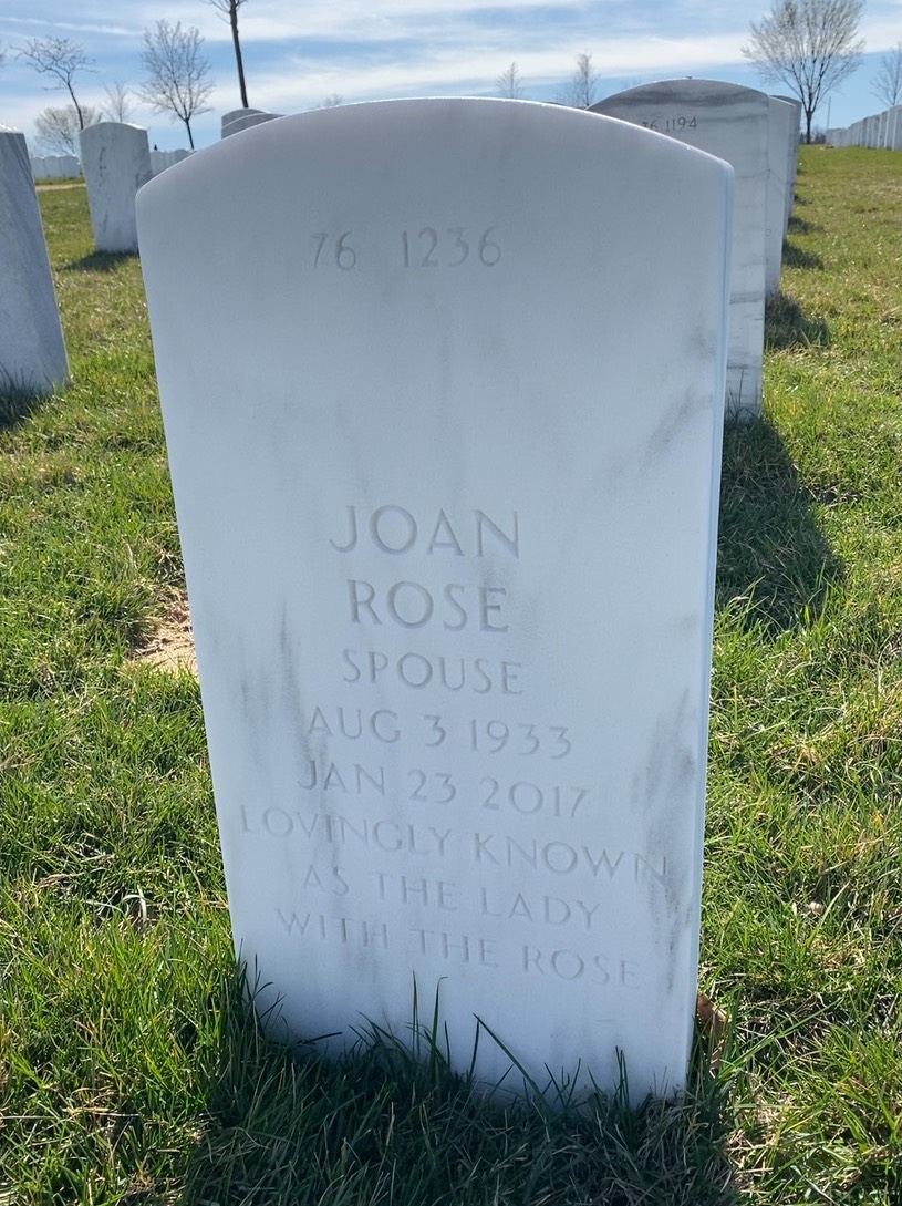 Back of headstone — Vincent Argiro