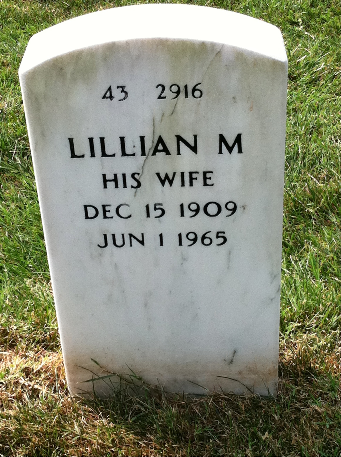 Back of headstone — Rhyley Johnson
