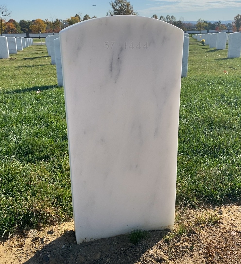 Back of headstone — David Mukai
