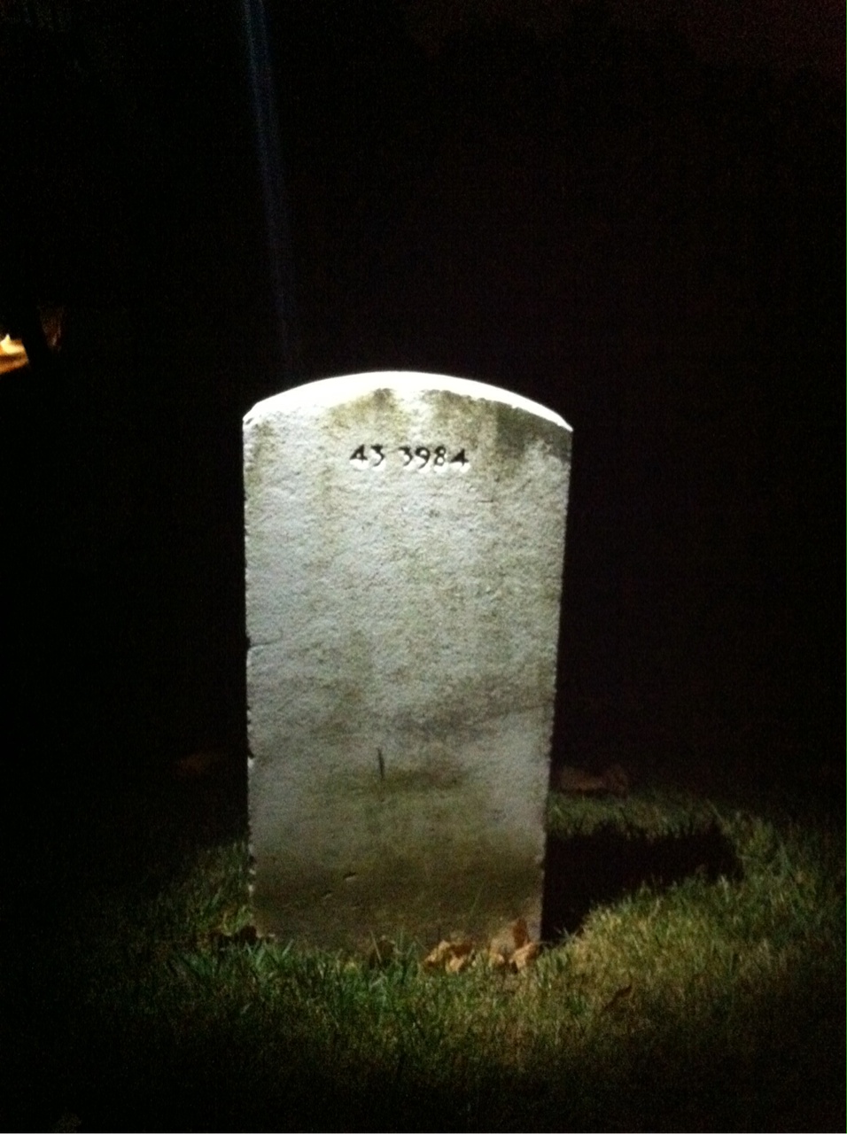 Back of headstone — Thomas Mcintyre