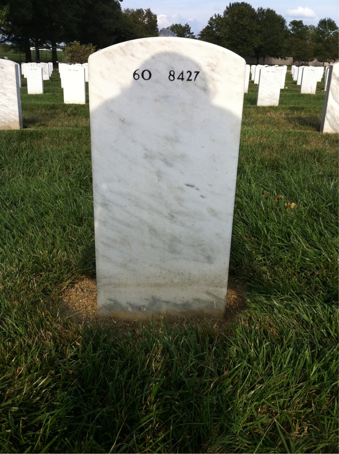 Back of headstone — Leebernard Chavis