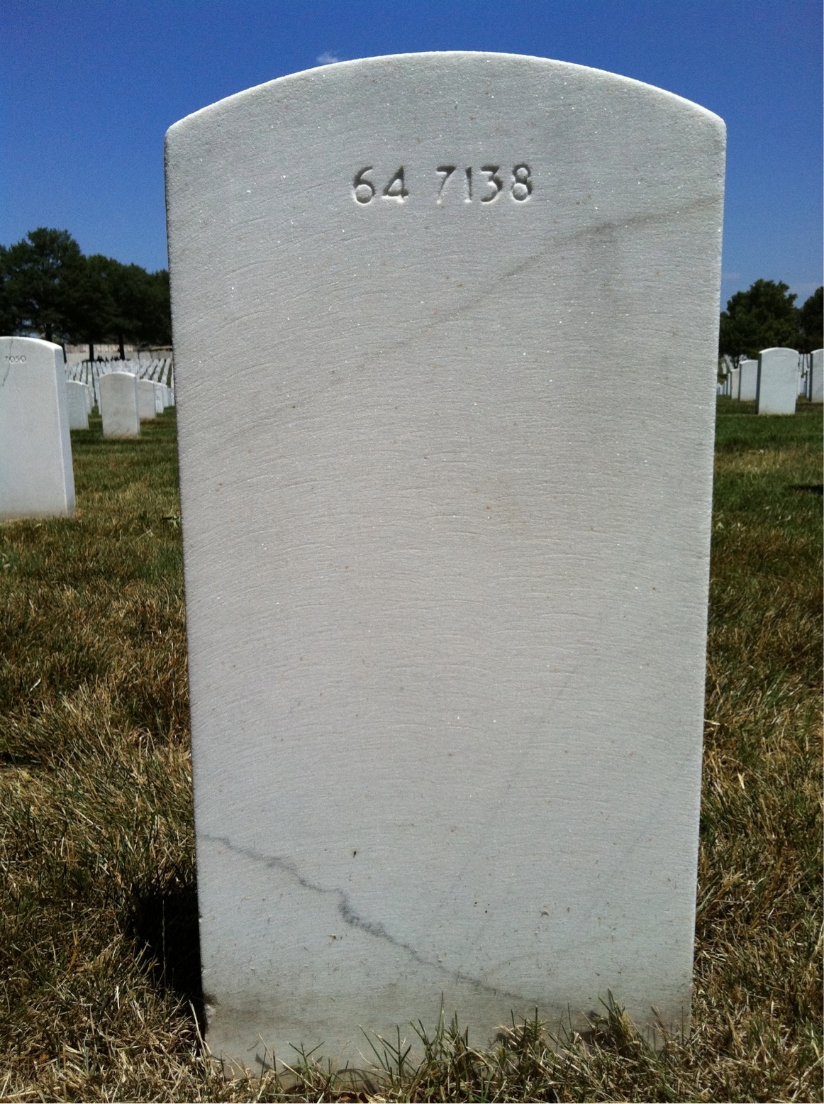 Back of headstone — Lewis Abrams