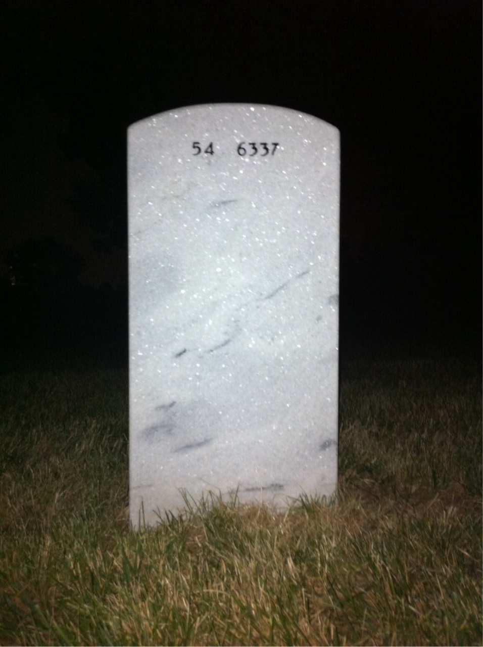 Back of headstone — Lawrence Ritzo