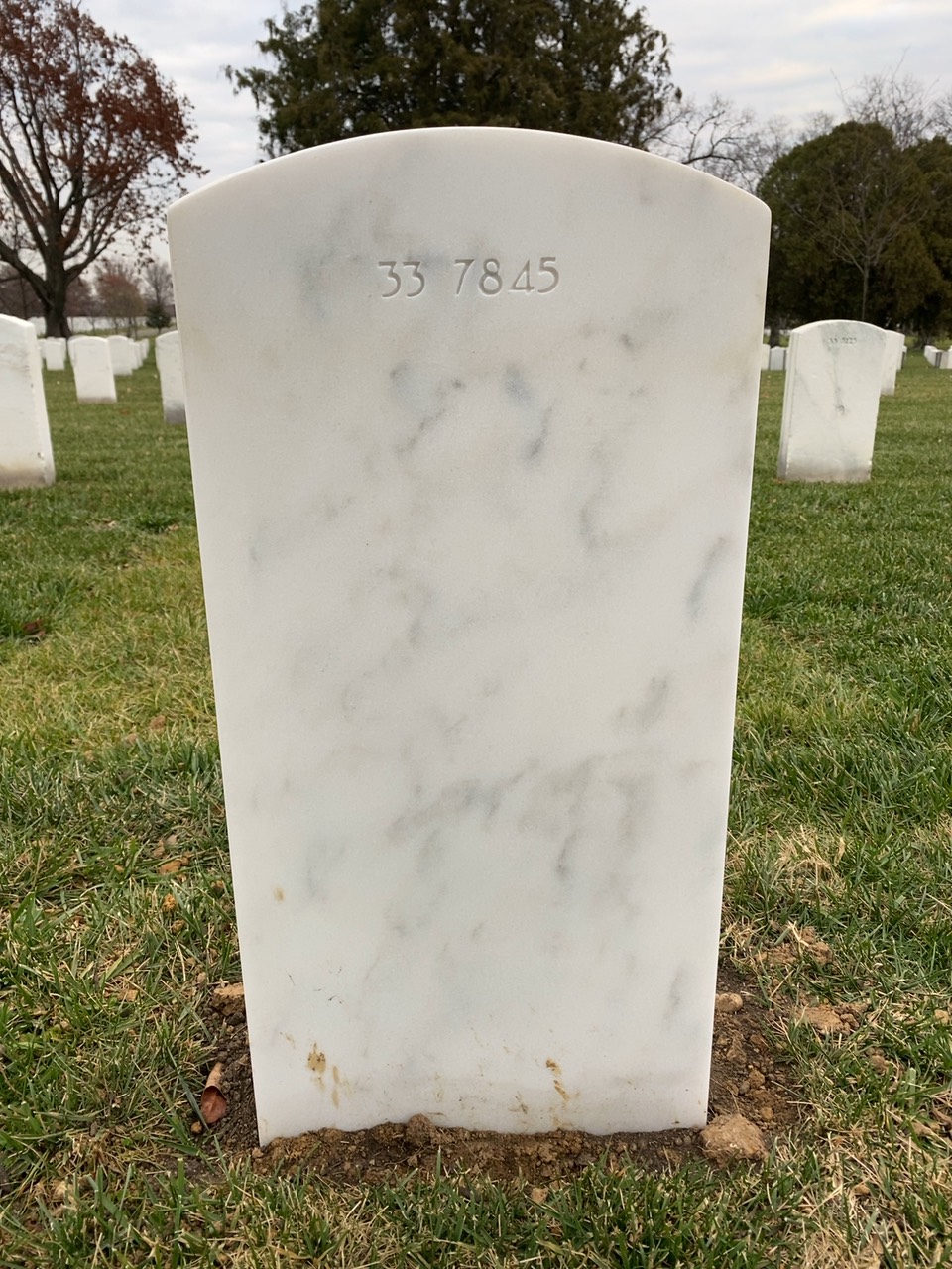 Back of headstone — Teofil Mozgala