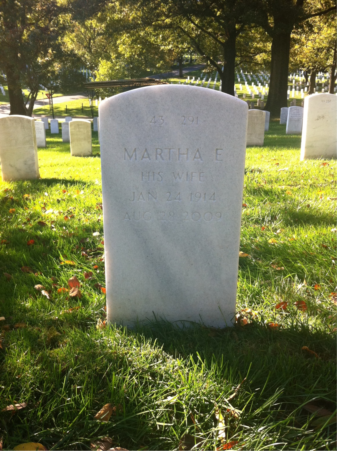 Back of headstone — Kalbfus Allen