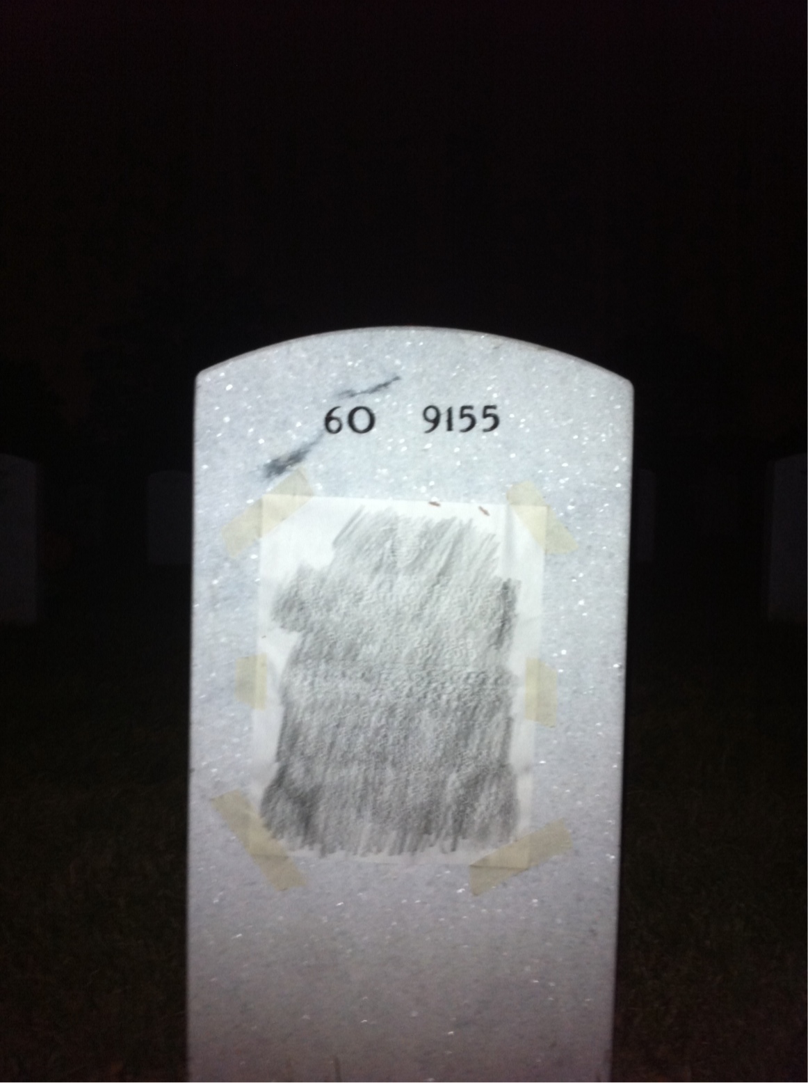 Back of headstone — Jacob Meinert