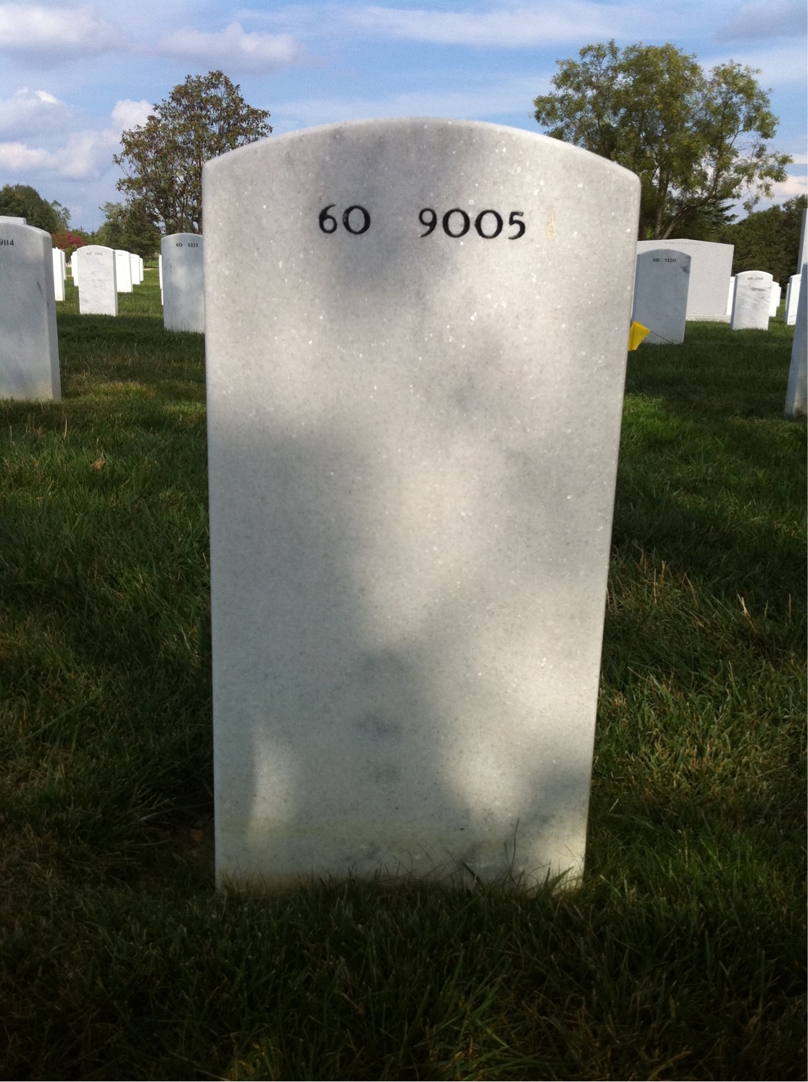 Back of headstone — Robert Kirby