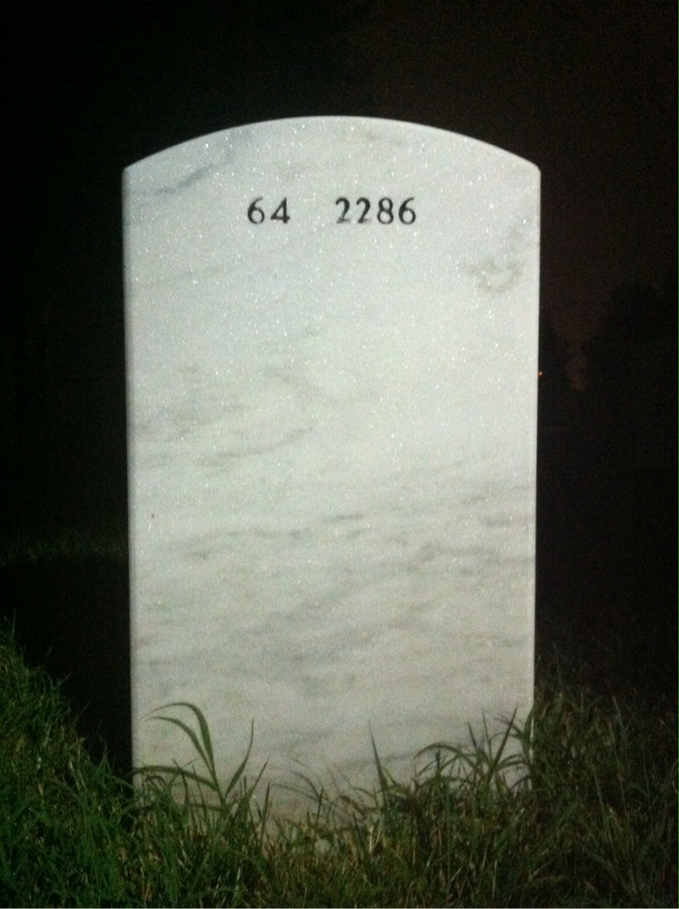 Back of headstone — James Raymunt