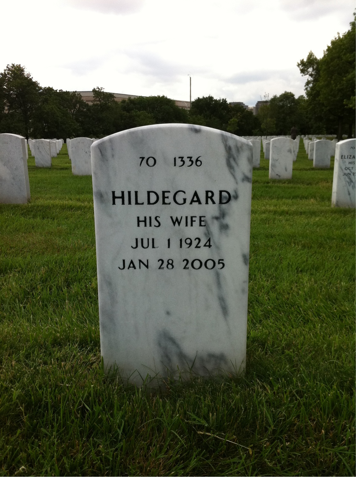 Back of headstone — Kenneth Smith
