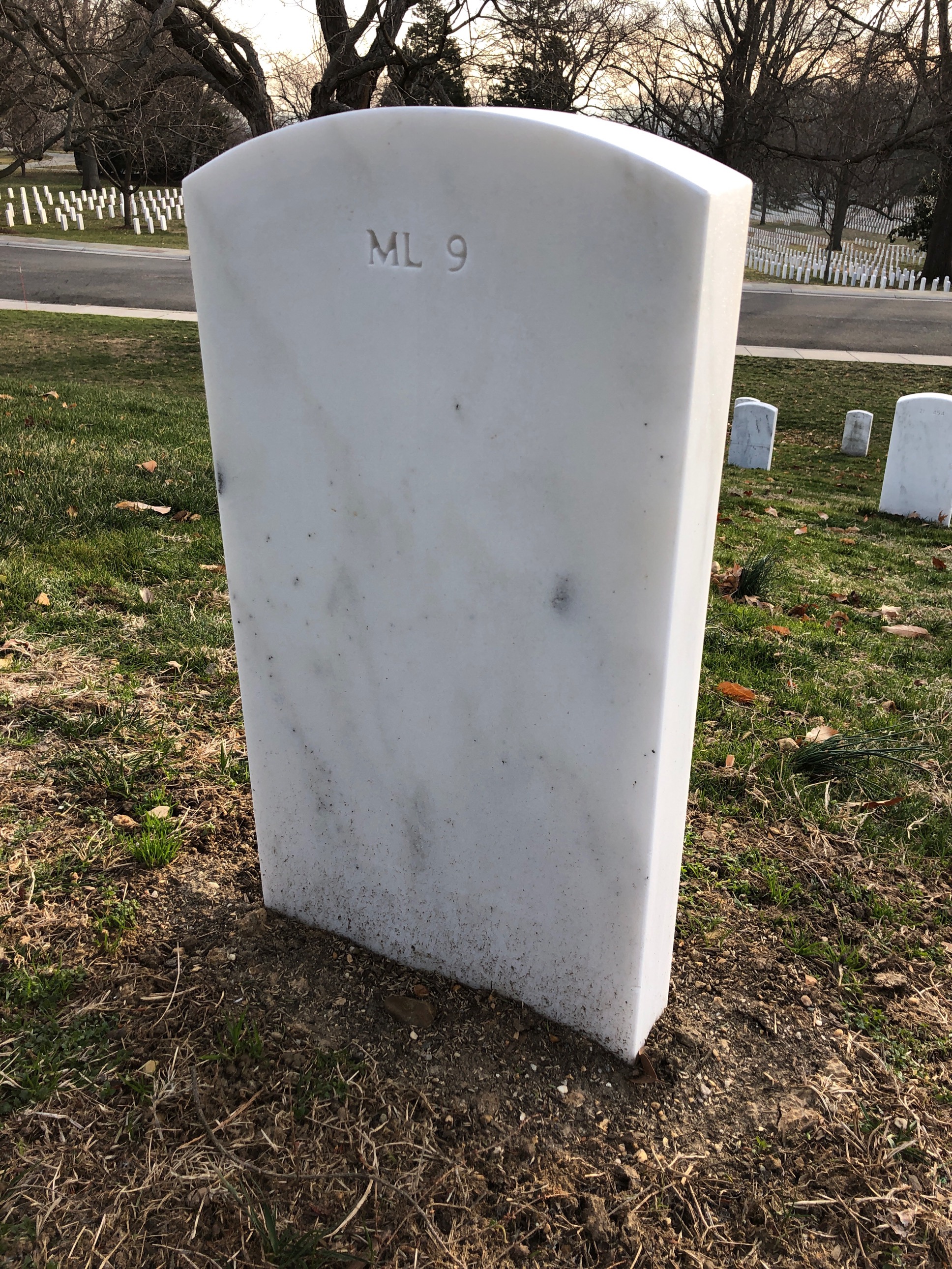 Back of headstone — Thomas Edward Kenny