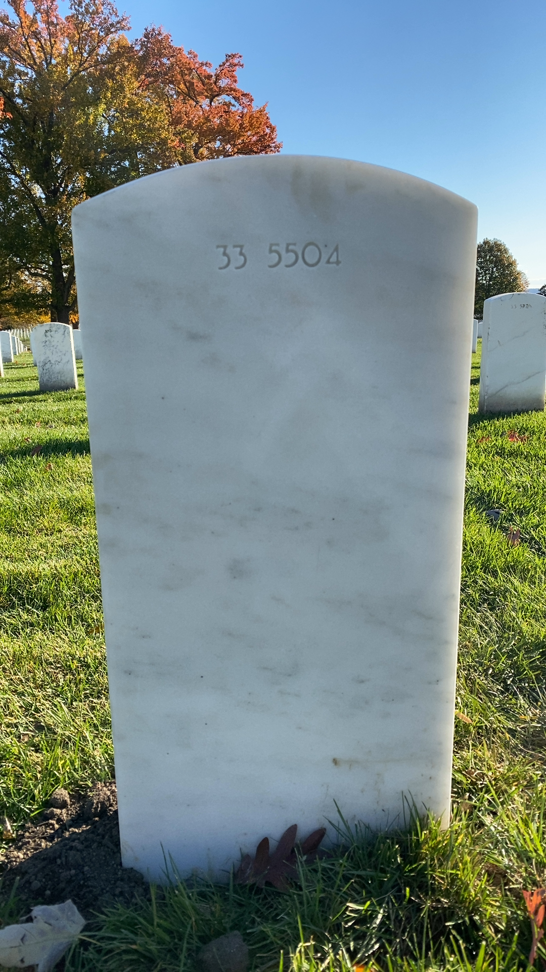 Back of headstone — Timothy Mullin