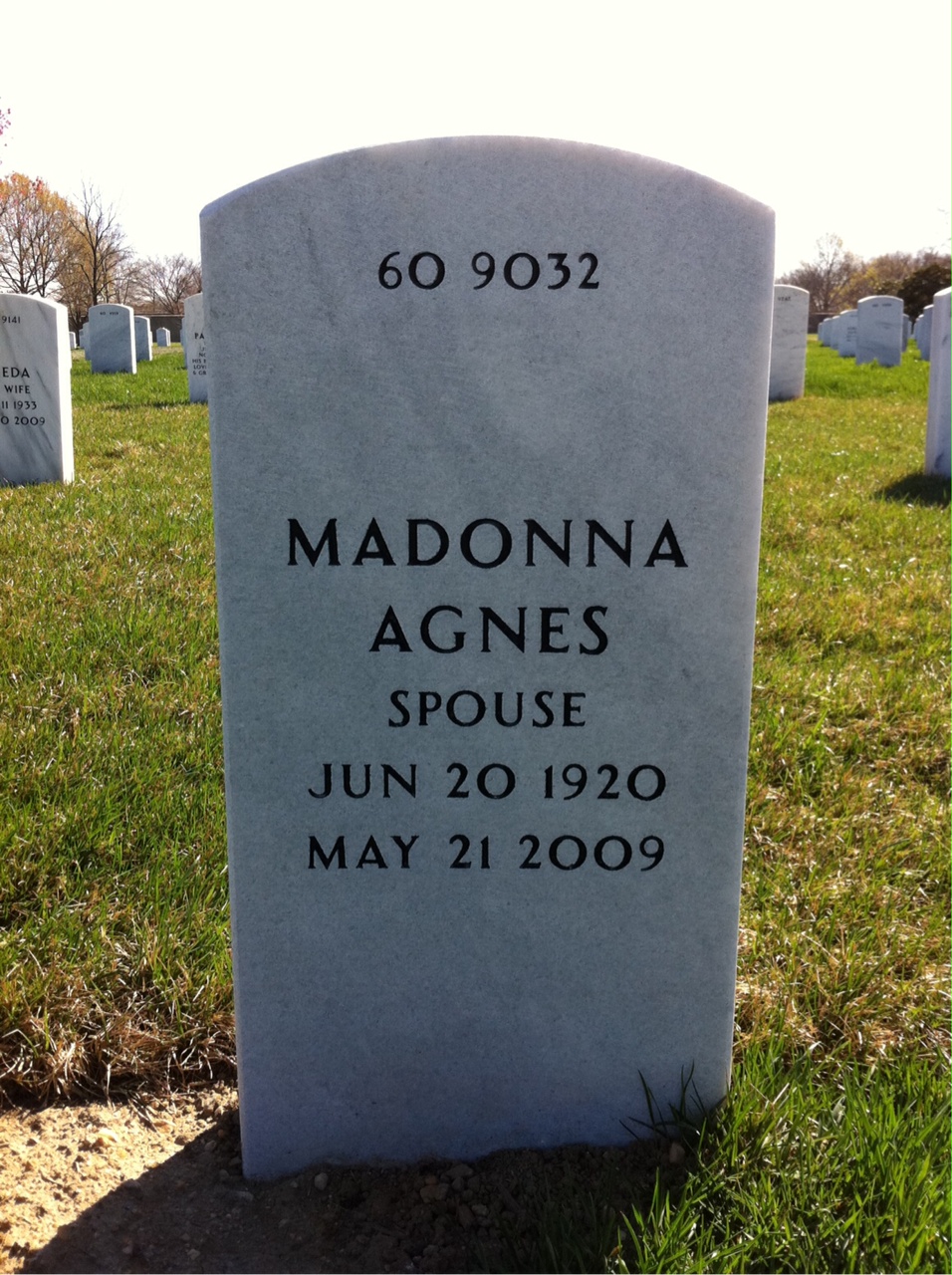 Back of headstone — Robert Cutts