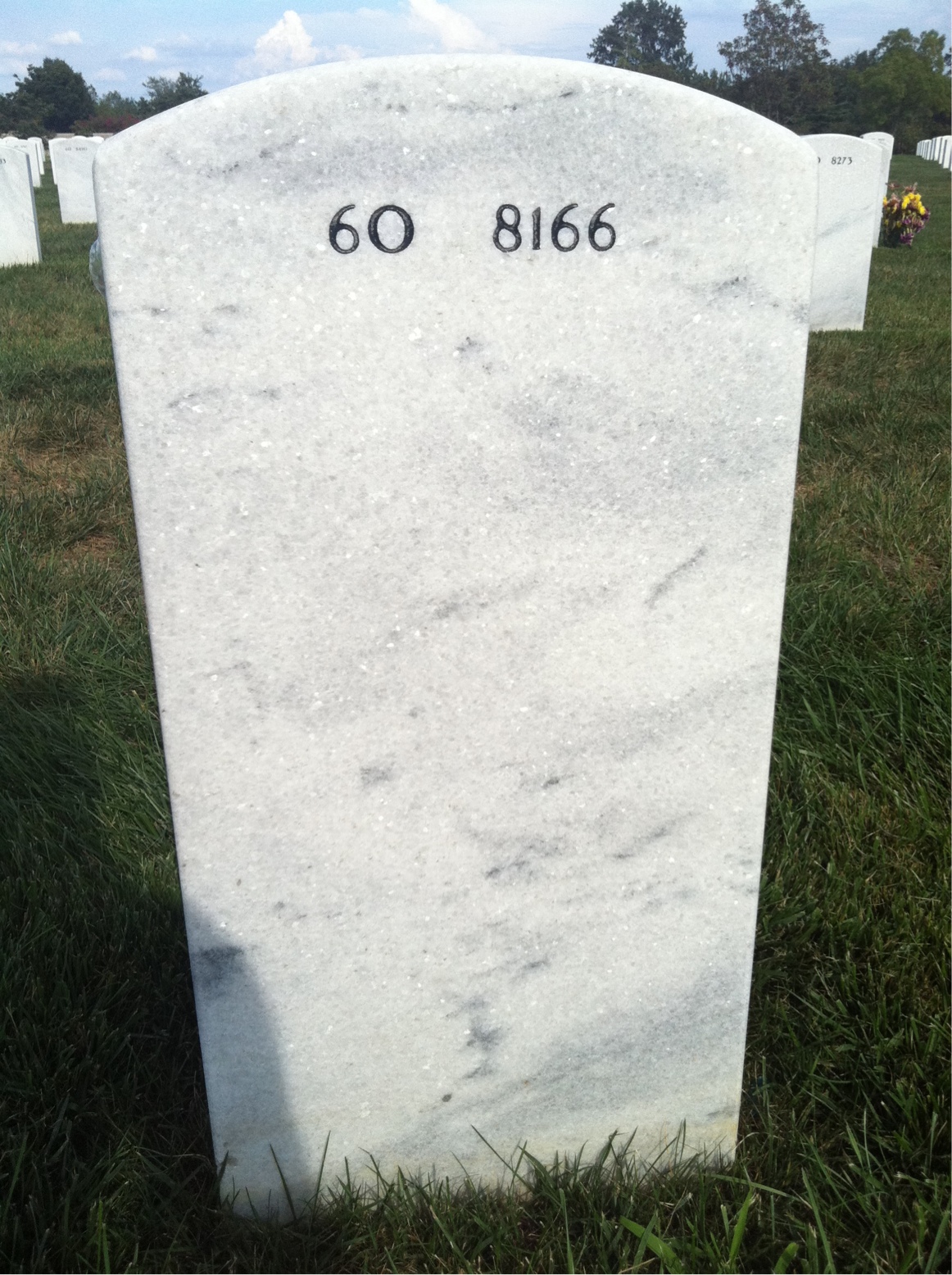 Back of headstone — William Zeigler