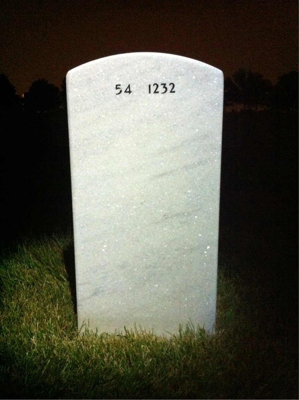 Back of headstone — Harriet Neimes