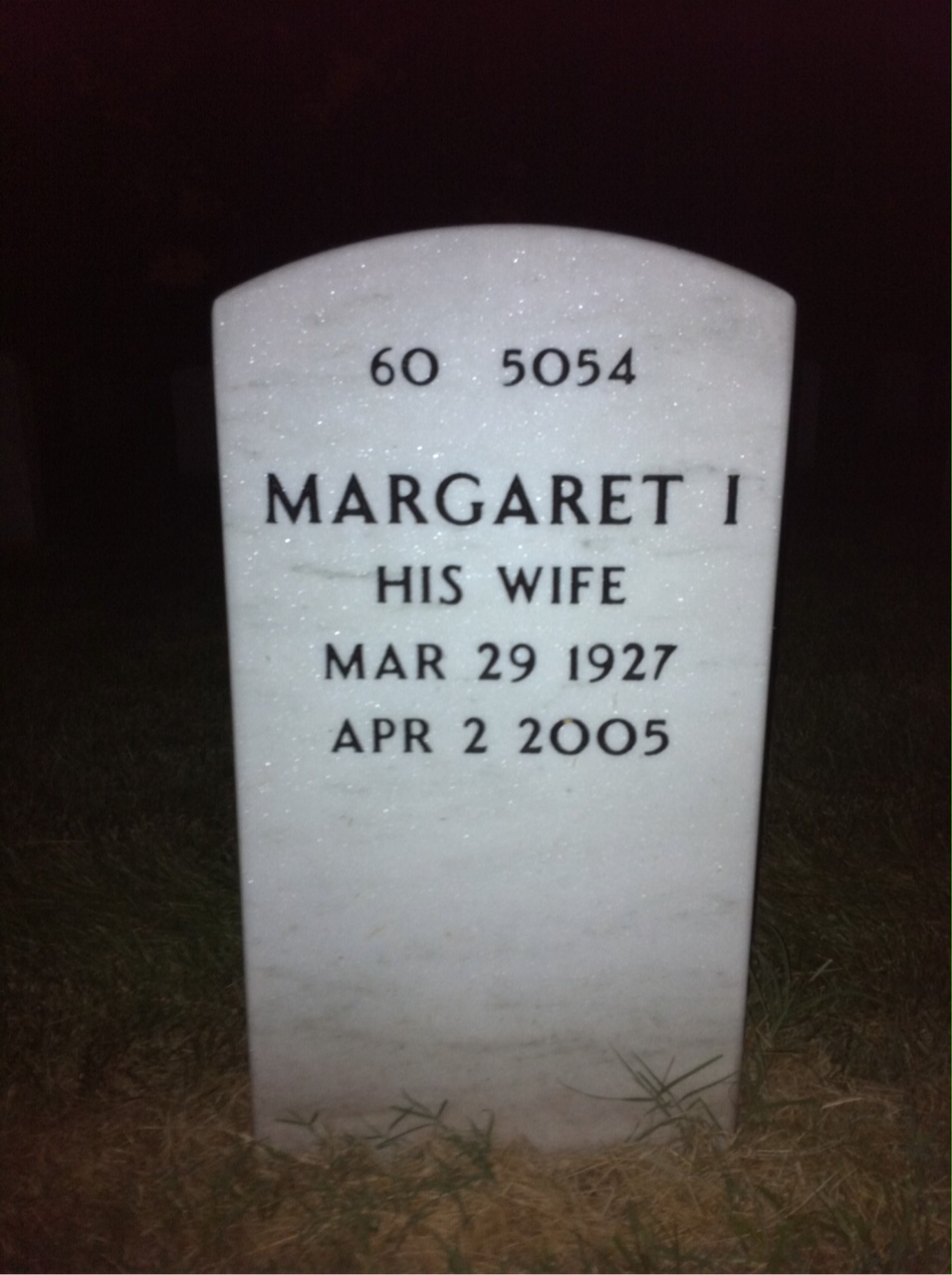 Back of headstone — Clarence Hallberg